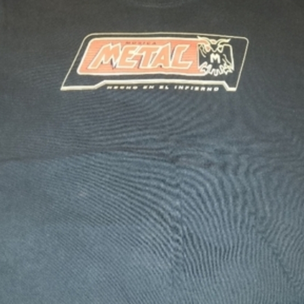 MUSICA METAL - HECHO EN EL INFIERNO - SHIRT MENS SIZE XL